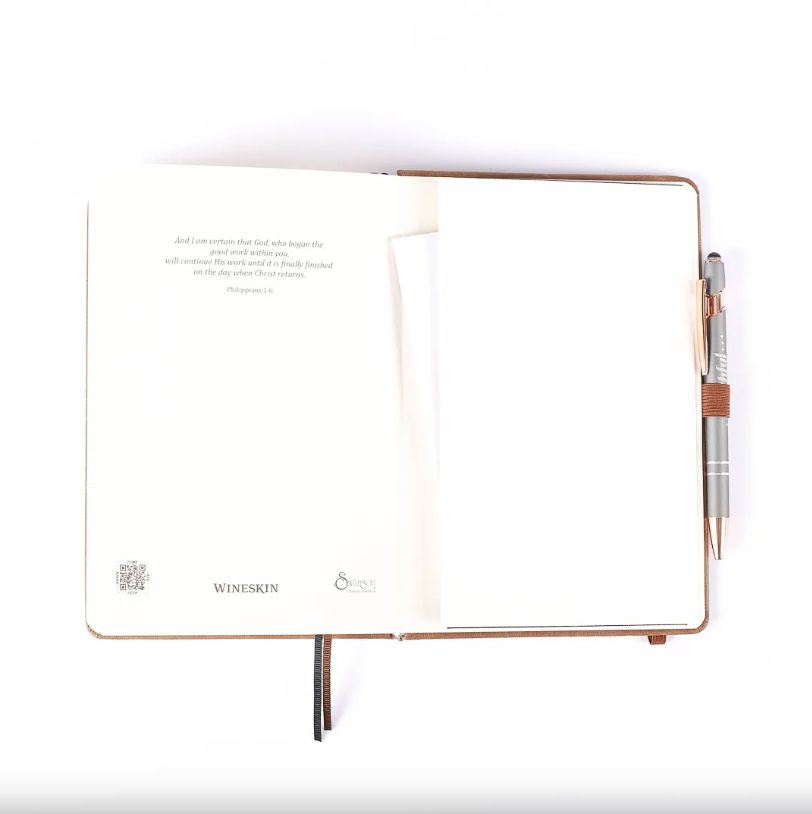 Wineskin Journal Tan Hardcover - Re-vived