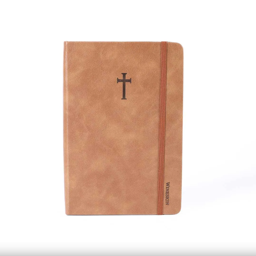 Wineskin Journal Tan Hardcover - Re-vived