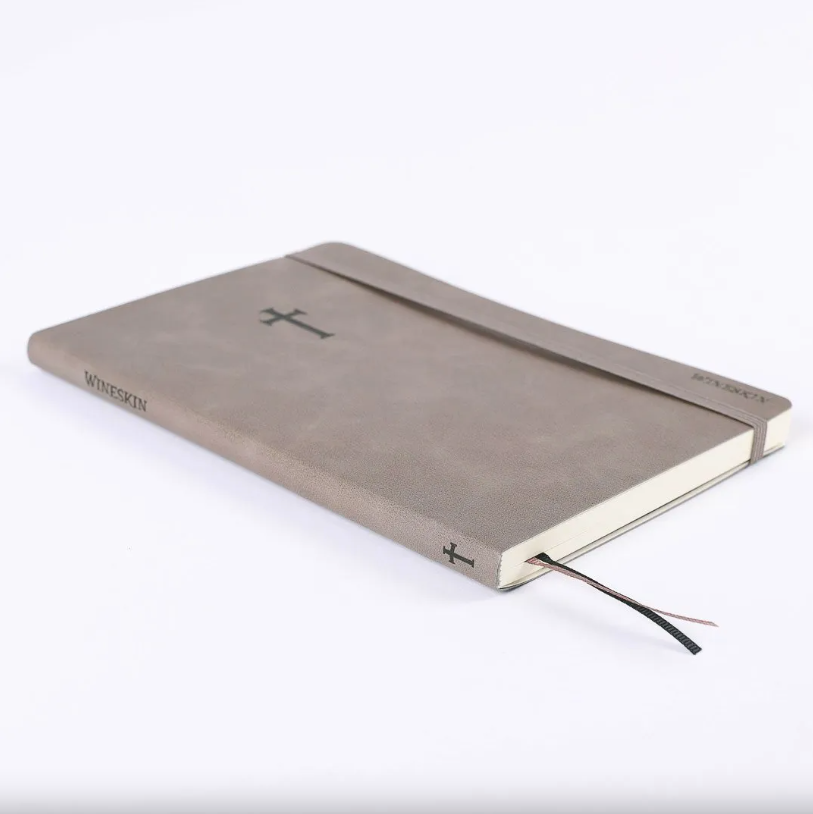 Wineskin Journal Grey Softcover - Re-vived