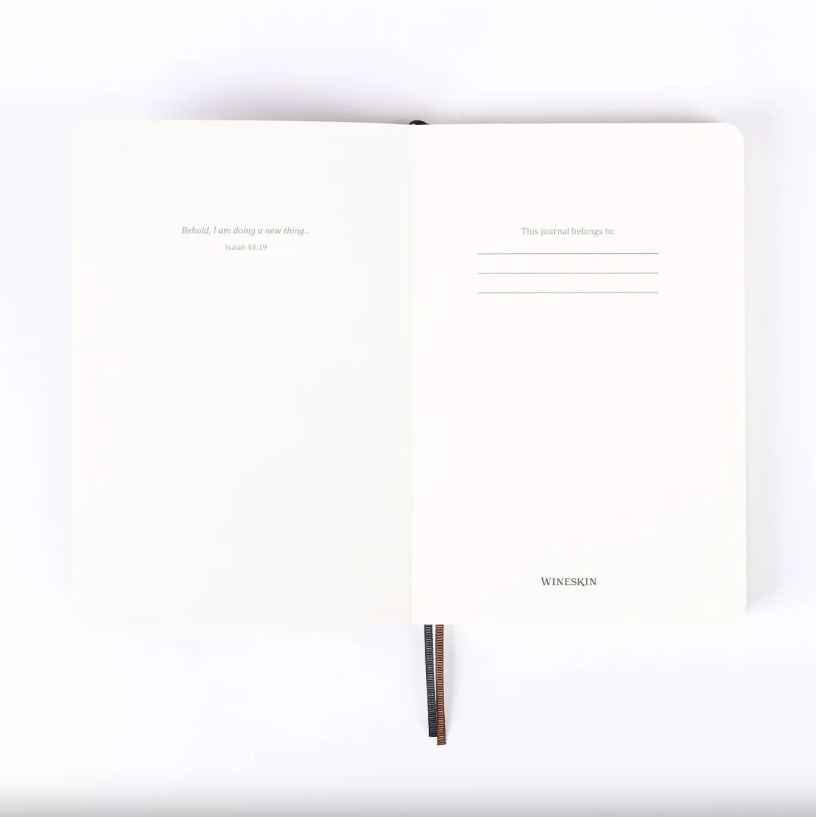 Wineskin Journal Tan Softcover - Re-vived