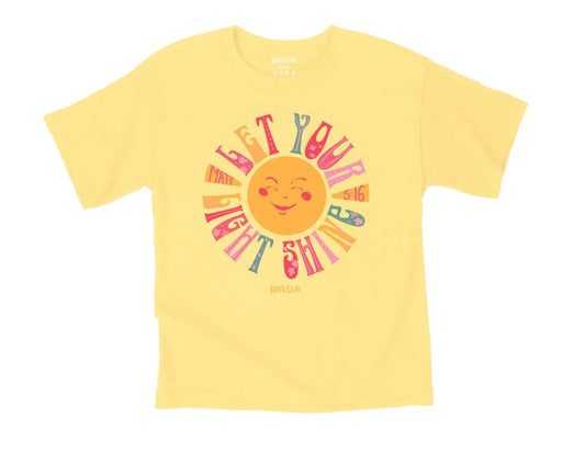 Let Your Light Shine Kids T-Shirt, 4T - Re-vived
