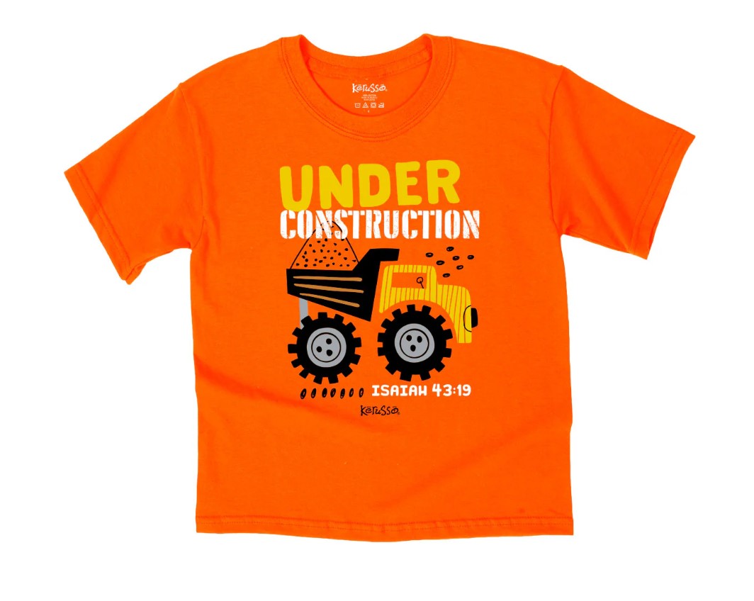 Under Construction Kids T-Shirt, 3T - Re-vived