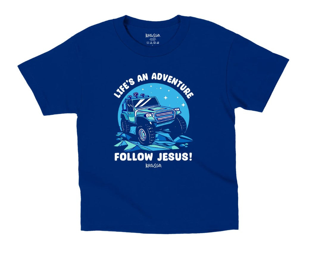 Follow Jesus Kids T-Shirt, Small - Re-vived