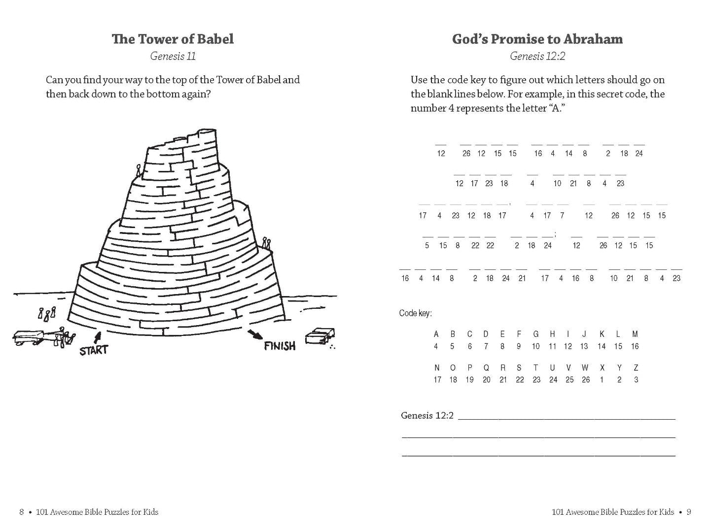 101 Awesome Bible Puzzles for Kids - Re-vived