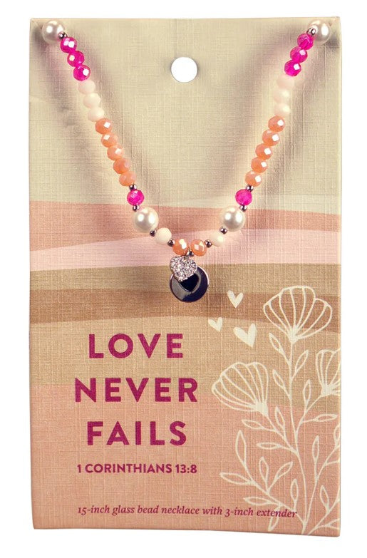 Love Never Fails Necklace - Re-vived