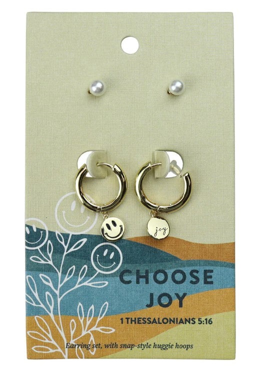 Choose Joy Earrings - Re-vived