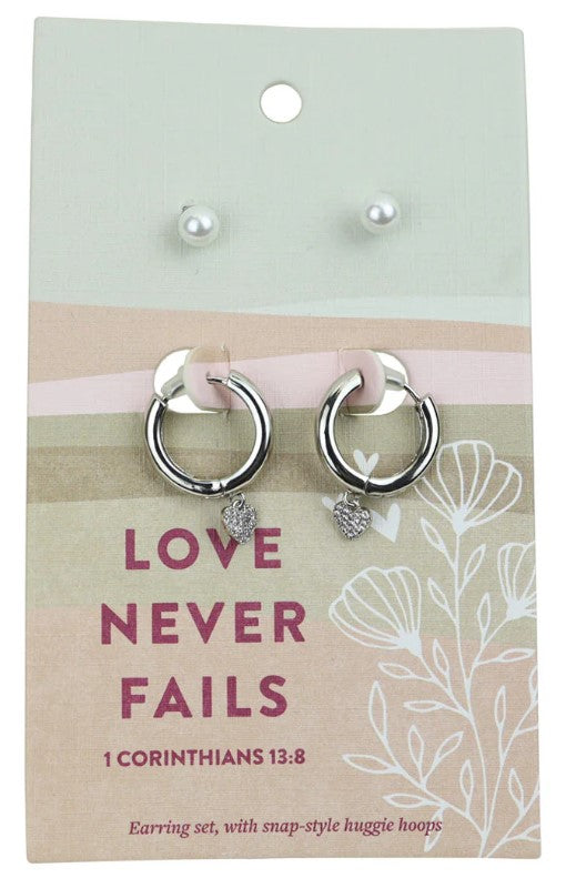 Love Never Fails Earrings - Re-vived