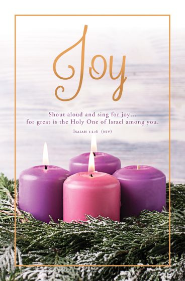 Advent Joy Isaiah 12:6 Bulletin (pack of 100) - Re-vived