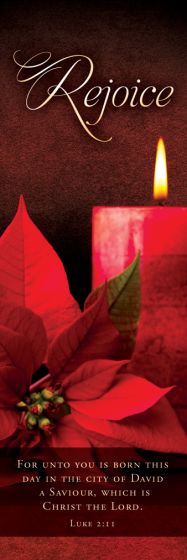 Christmas Rejoice Bookmark (pack of 25) - Re-vived