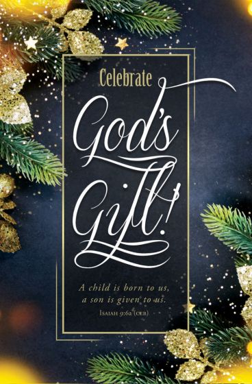 Christmas Celebrate God's Gift Bulletin (pack of 100) - Re-vived