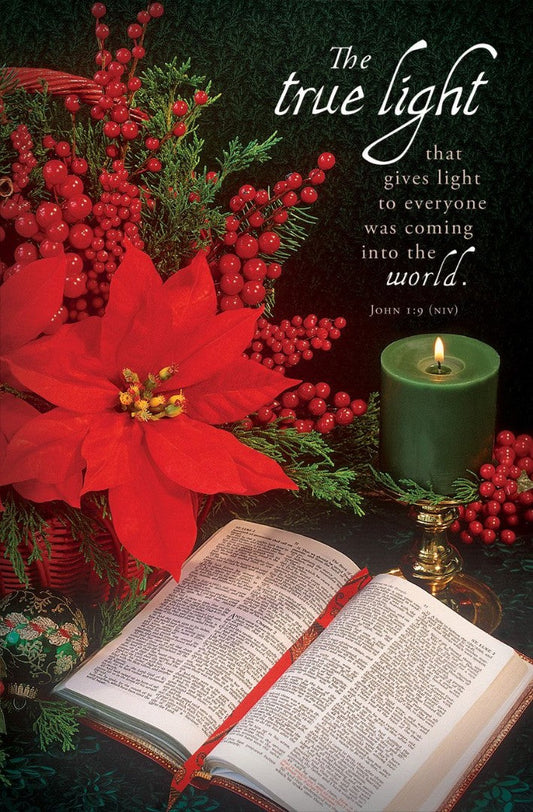 Christmas The True Light Bulletin (pack of 100) - Re-vived