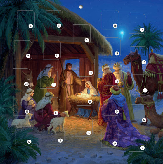 Advent Calendar Square: Stable Scene - Re-vived
