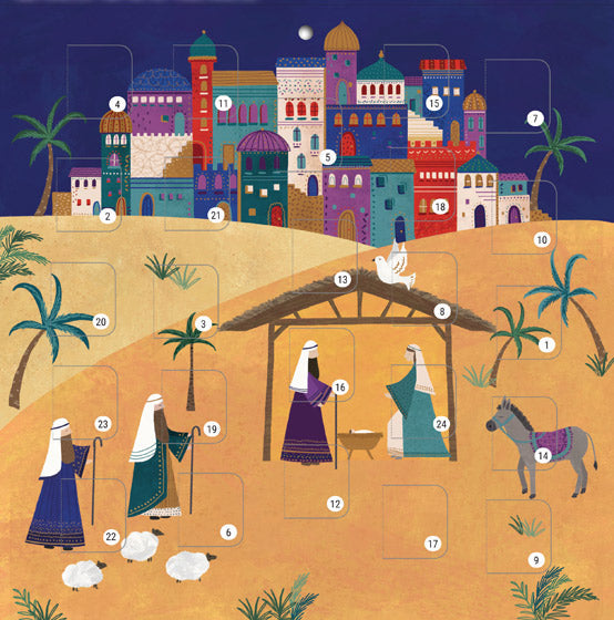 Advent Calendar Square: A Saviour Is Born - Re-vived