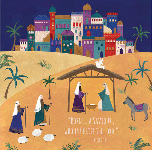 Compassion Charity Christmas Cards: A Saviour Is Born - Re-vived