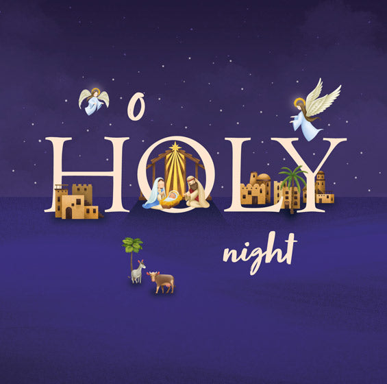 Compassion Charity Christmas Cards: O Holy Night (10 Pack) - Re-vived