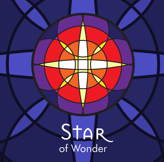 Christmas Boxed Cards: Stained Glass (Pack Of 16) - Re-vived