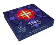 Christmas Boxed Cards: Stained Glass (Pack Of 16) - Re-vived