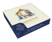 Christmas Boxed Cards: Immanuel (Pack Of 16) - Re-vived