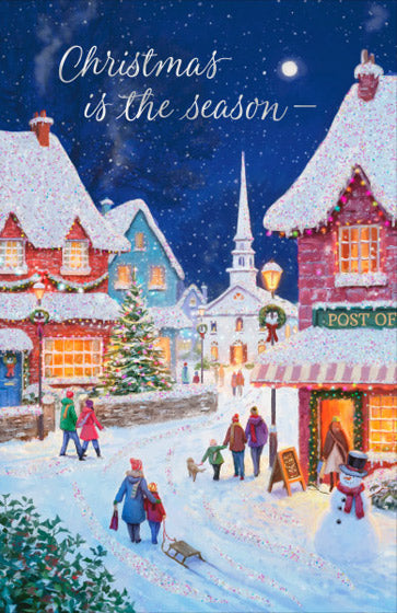 Christmas Boxed Cards: Christmas Is The Season (Pack Of 18) - Re-vived