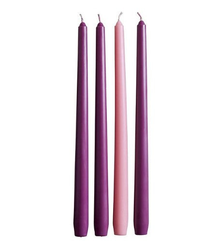 12" Advent Taper Candle Set - Re-vived