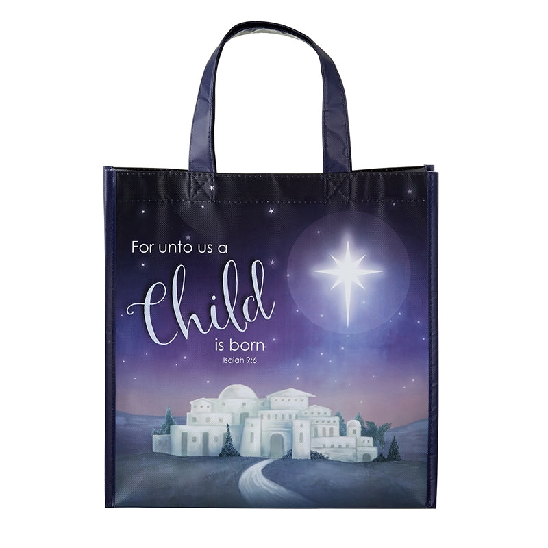 A Child Is Born Tote Bag - Re-vived