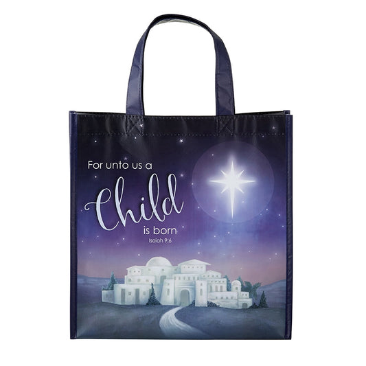 A Child Is Born Tote Bag - Re-vived