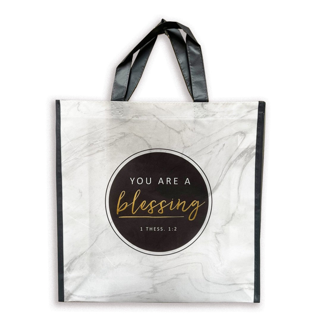 You Are A Blessing Laminated Tote - Re-vived