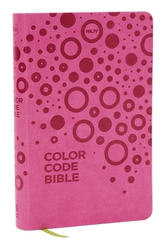 NKJV, Color Code Bible For Kids, Pink Leathersoft - Re-vived