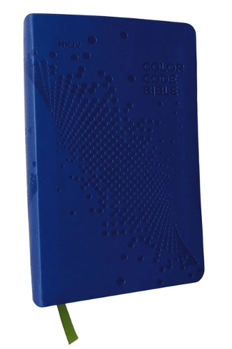 NKJV, Color Code Bible For Kids, Blue Leathersoft - Re-vived