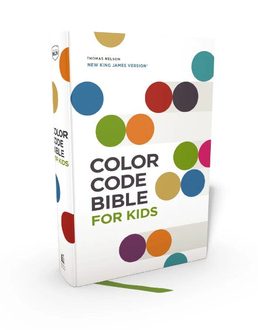NKJV Color Code Bible for Kids, Hardcover, Comfort Print - Re-vived