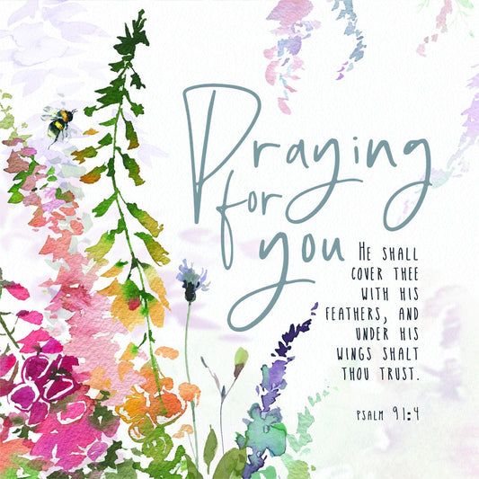 Praying For You: Cover Thee - Greeting Card - Re-vived
