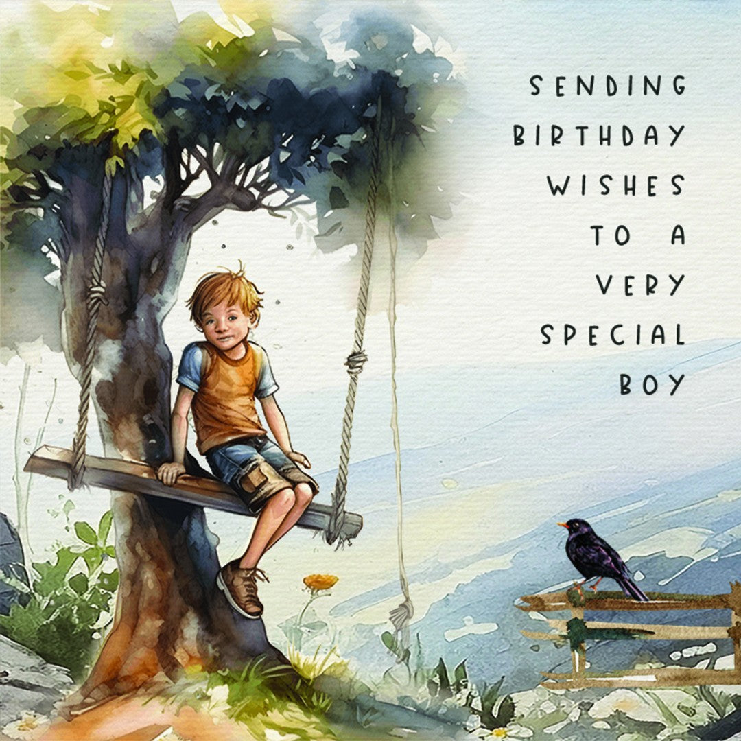 Birthday Wishes: Very Special Boy - Greeting Card - Re-vived