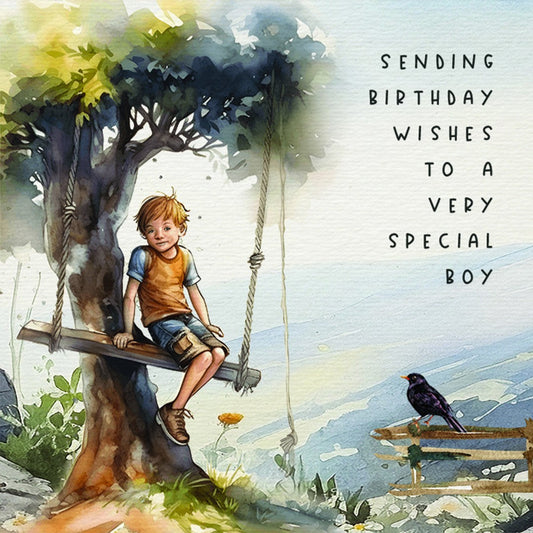 Birthday Wishes: Very Special Boy - Greeting Card - Re-vived