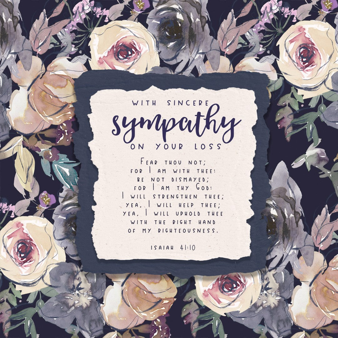 Sincere Sympathy On Your Loss  - Greeting Card - Re-vived