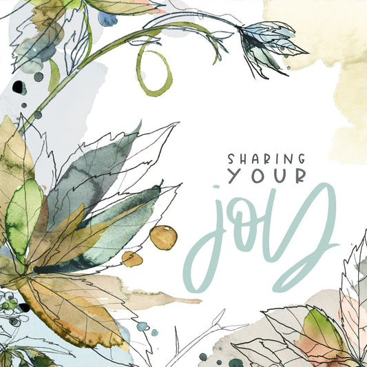 Sharing Your Joy - Greeting Card - Re-vived