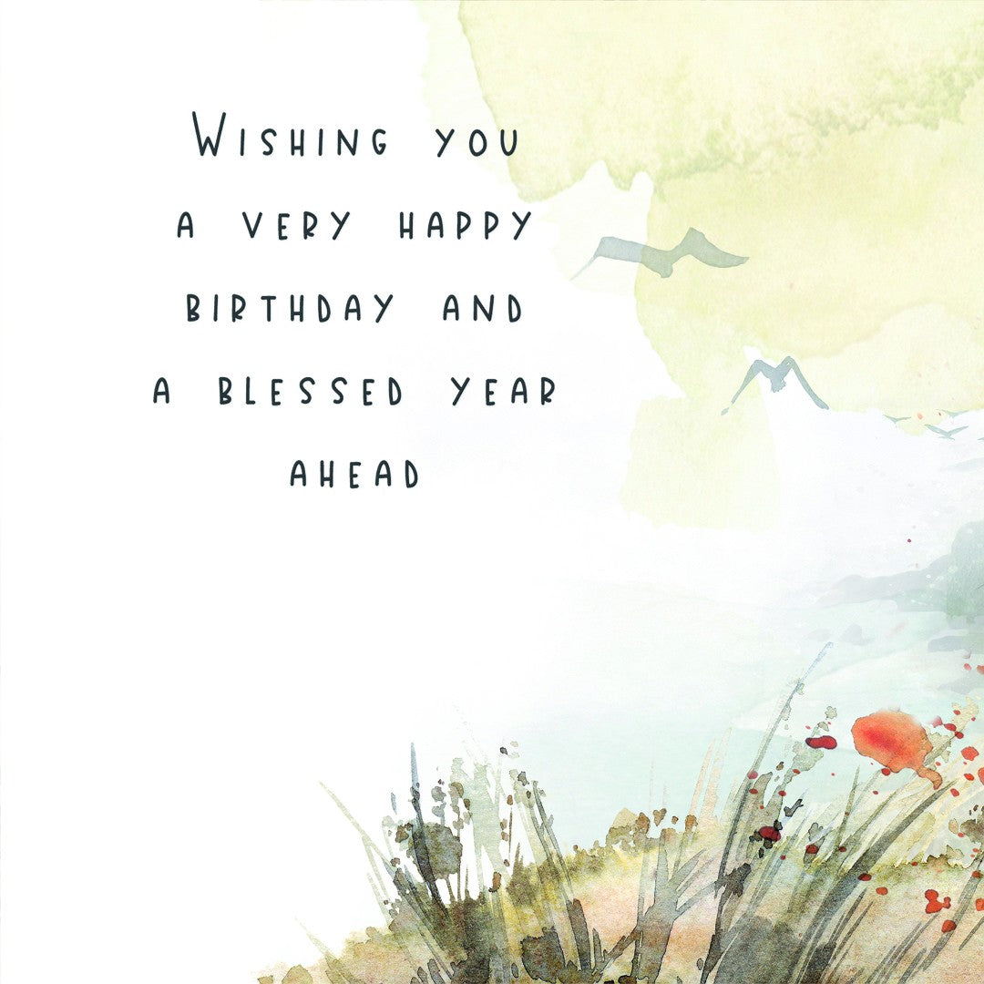Birthday Wishes For You. Mussenden Temple - Greeting Card - Re-vived