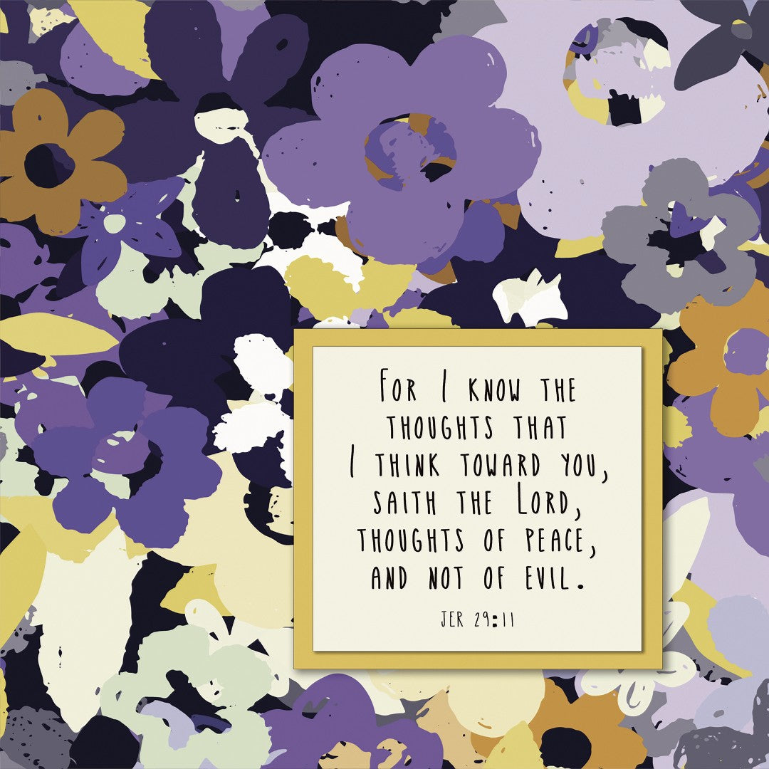 For I Know The Thoughts - Greeting Card - Re-vived