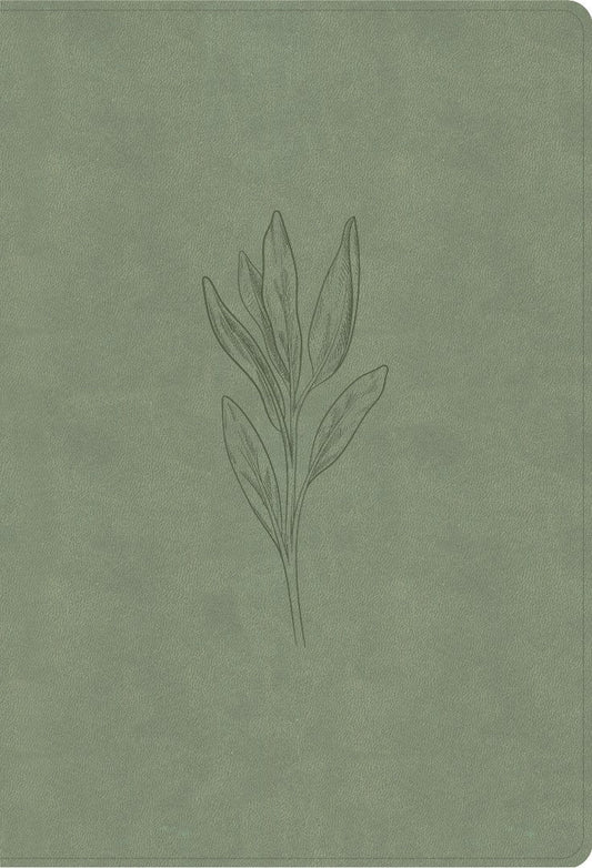 NASB Super Giant Print Reference Bible, Sage Suedesoft - Re-vived