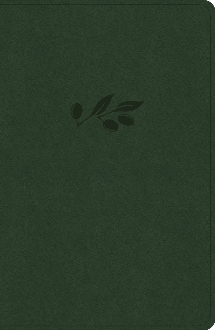 KJV Personal Size Giant Print Bible, Olive - Re-vived