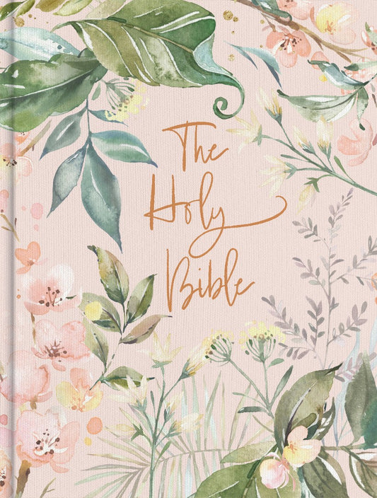 CSB Notetaking Bible, Large Print, Floral - Re-vived