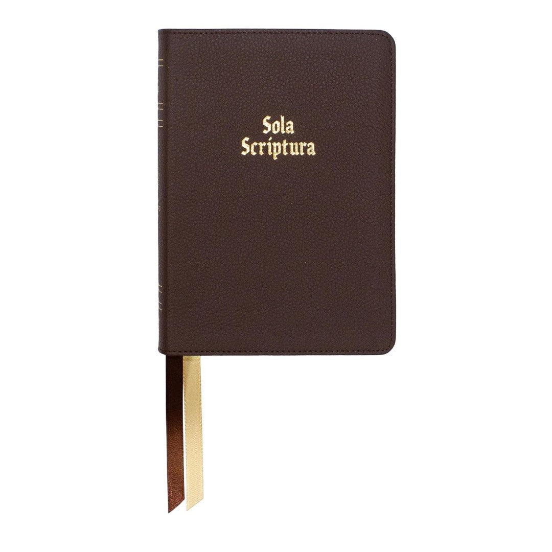 LSB Portable Paragraph Reference Bible, Brown, Indexed - Re-vived