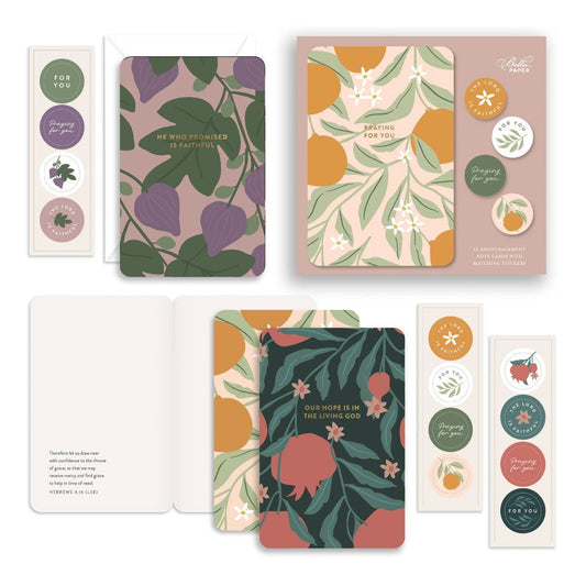 Good Fruits Encouragement Note Card Set (pack of 12) - Re-vived