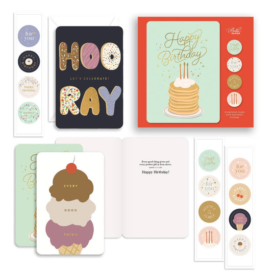 Taste & See Birthday Card Set (pack of 12) - Re-vived