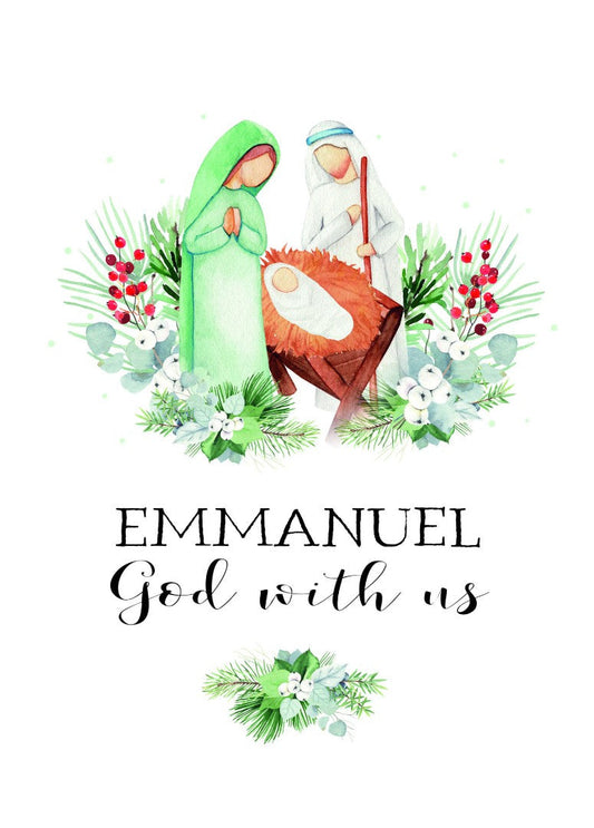 Emmanuel Christmas Cards – Pack of 10 - Re-vived