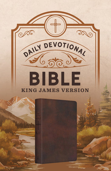 Daily Devotional Bible King James Version [Hickory Cross] - Re-vived