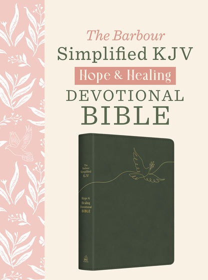 The Hope & Healing Devotional Bible [Dark Sage Doves] - Re-vived