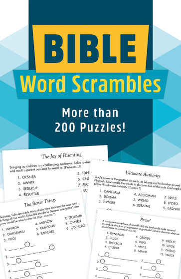 Bible Word Scrambles - Re-vived