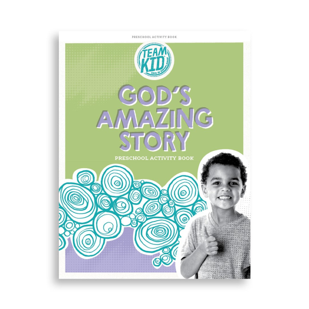 TeamKID: God's Amazing Story Preschool Activity Book - Re-vived