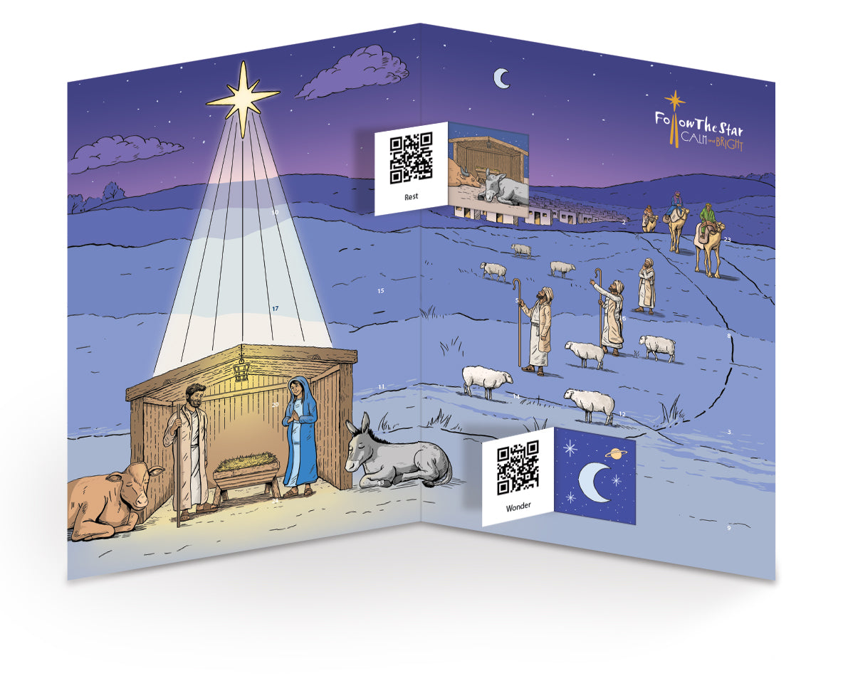 Calm and Bright Advent Calendar - Re-vived