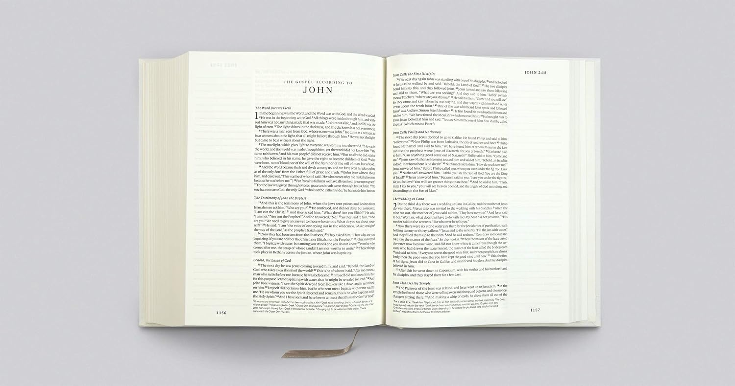 ESV Single Column Journaling Bible, Customizable Cover - Re-vived